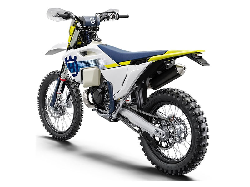 New 2024 Husqvarna TE 150 Motorcycles in Burlington WA 129308 White Blue