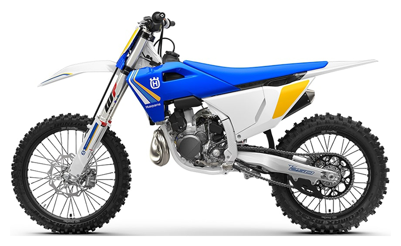 2025 Husqvarna TC 250 Heritage White Blue Motorcycles Amarillo Texas F2301Y2