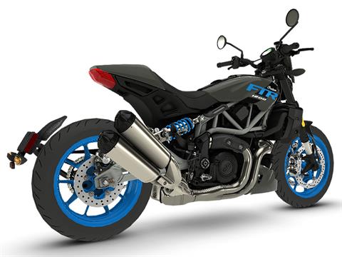 New 2024 Indian Motorcycle FTR Sport Granite Gray Blue Motorcycles in Waynesville NC IND018613