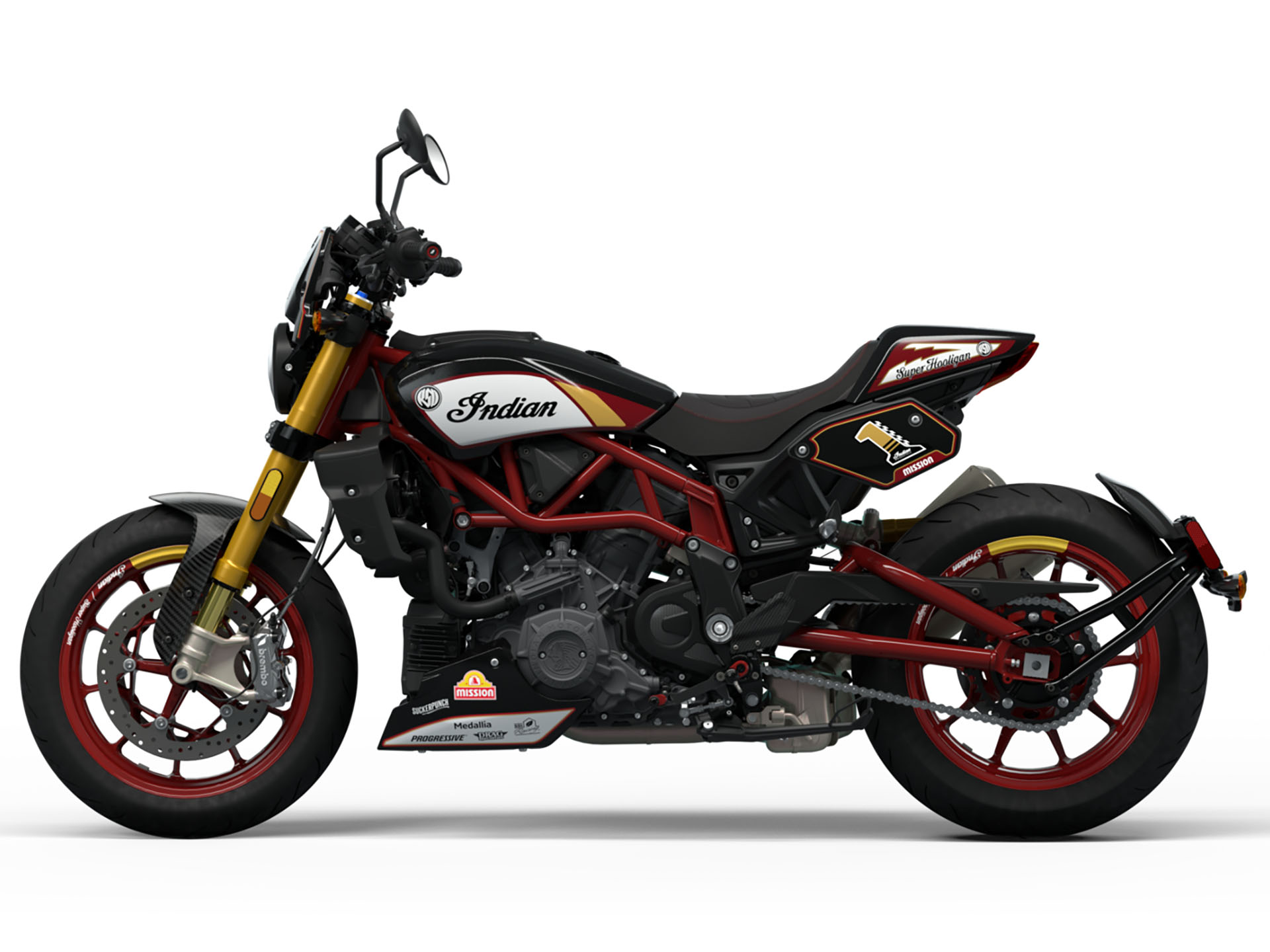 2024 Indian Motorcycle FTR x RSD Super Hooligan in Foxboro, Massachusetts - Photo 2