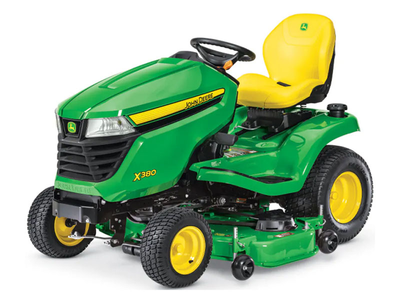 New 2025 John Deere X380 Select Series 48 in. Deck Green / Yellow ...