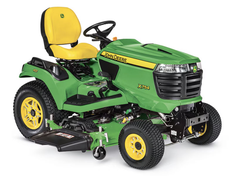 New 2025 John Deere X754 Select Series 60 in. Deck Green / Yellow ...