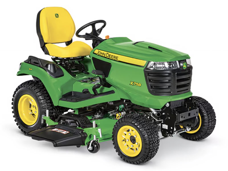 自転車本体 JOHN DEERE New 2025 John Deere X758 Select Series 48 in. Deck Green / Yellow