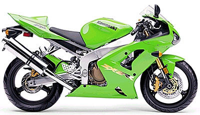 Used 2003 Kawasaki Ninja® ZX-6RR Lime Green Motorcycles For