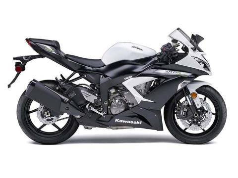 Used 2014 Kawasaki Ninja® ZX™-6R ABS Pearl Flat Crystal White