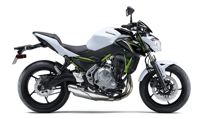 Used 2017 Kawasaki Z650 Pearl Flat Stardust White / Metallic Flat