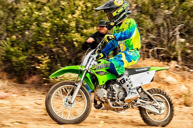 2018 Kawasaki KLX 110 Motorcycles Merced California KawAB4838