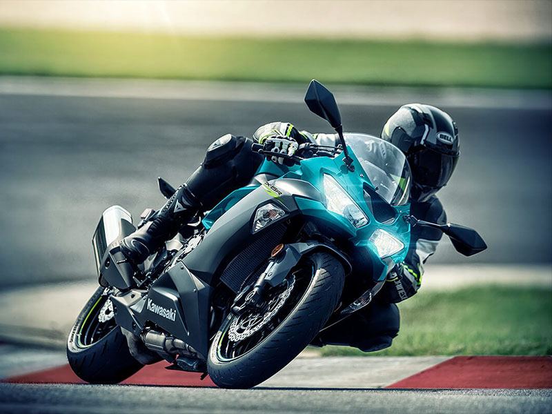 Used 2021 Kawasaki Ninja ZX-6R Pearl Nightshade Teal / Metallic