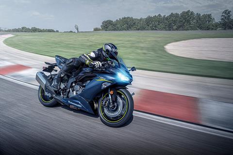 New 2022 Kawasaki Ninja ZX-6R Metallic Matte Twilight Blue