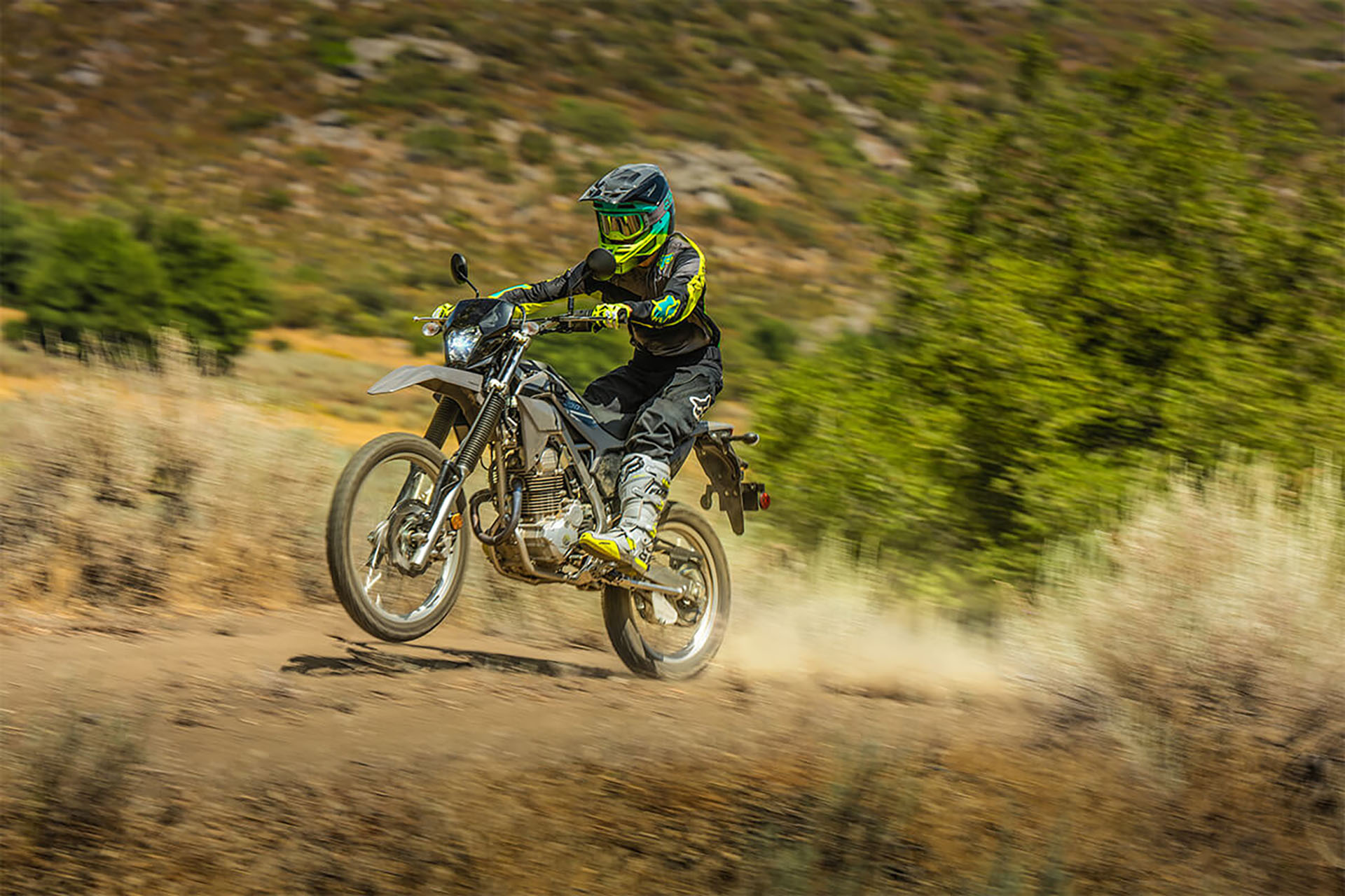 New 2023 Kawasaki KLX 230 S Battle Gray | Motorcycles in La Marque