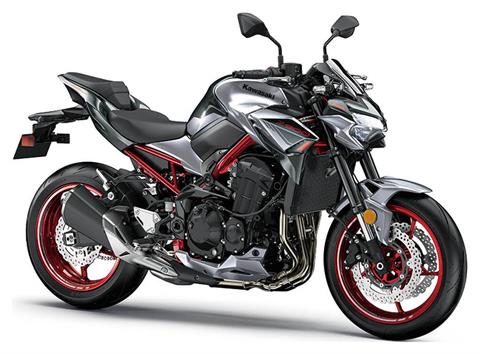 New 2023 Kawasaki Z900 ABS Motorcycles in Bartonsville PA Metallic Phantom Silver Metallic Carbon Gray