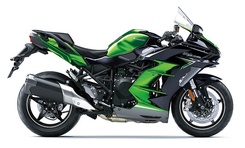 商品画像：New 2023 Kawasaki Ninja H2 SX SE Emerald Blazed Green 5
