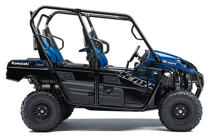 New 2023 Kawasaki Teryx4 Metallic Sierra Blue / Metallic