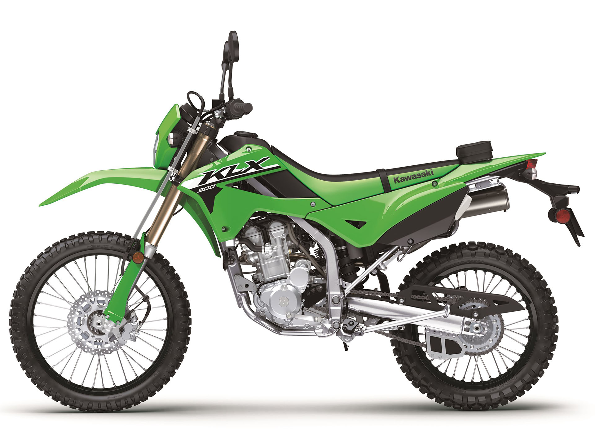 Leve Freno E Frizione Pieghevoli Per Kawasaki KLX300R | 2022-2023-2024 | Alluminio Anodizzato Verde