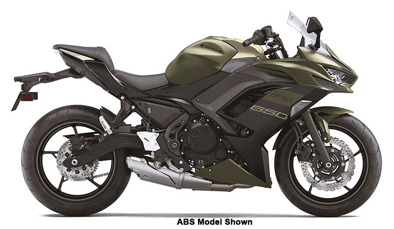 New 2024 Kawasaki Ninja 650 Motorcycles in Wichita Falls TX Metallic Matte Covert Green Metallic Spark Black Pearl Sand Khaki