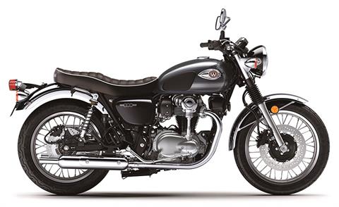 New 2024 Kawasaki W800 ABS Bettendorf IA Specs Price Photos Metallic Slate Blue Metallic Diablo Black