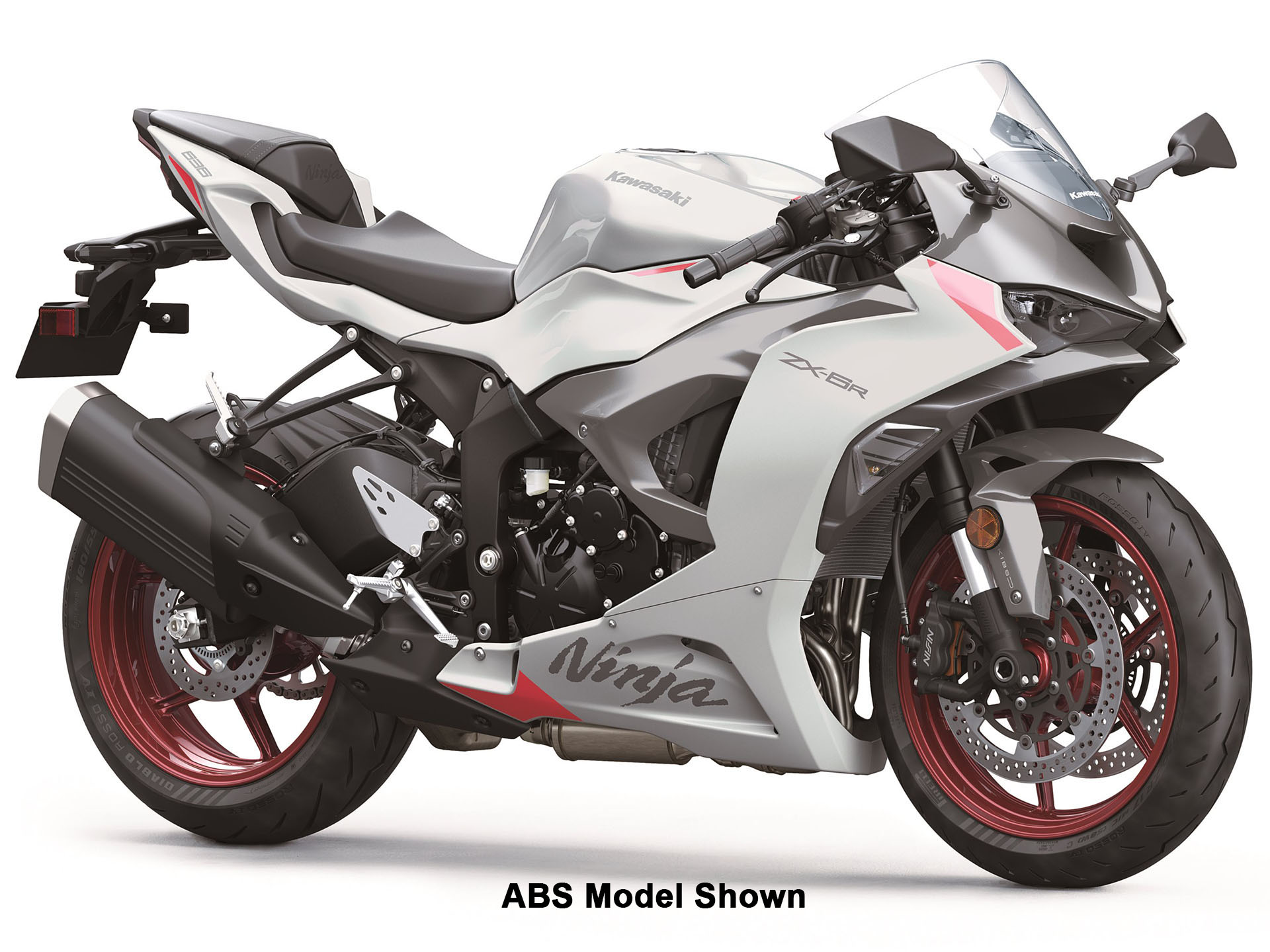 Used 2024 Kawasaki Ninja ZX-6R Pearl Robotic White