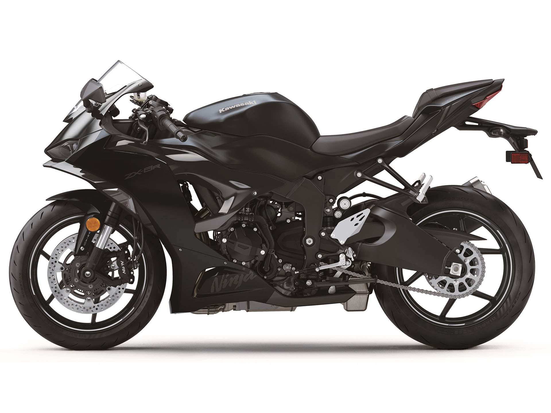New 2024 Kawasaki Ninja ZX-6R ABS | Motorcycles in Little Rock, AR |  Metallic Flat Spark Black / Ebony