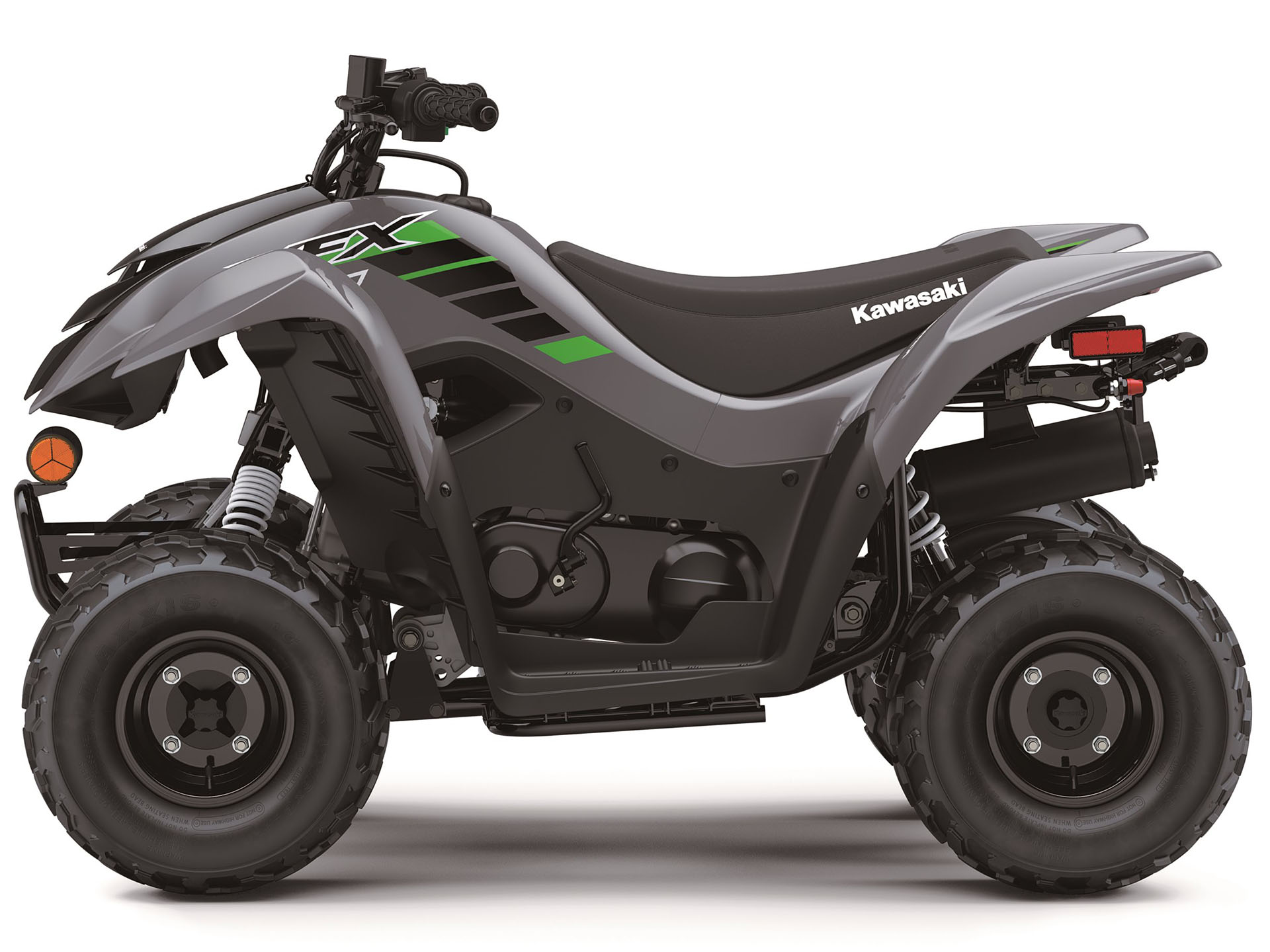 New 2025 Kawasaki KFX 50, Derby VT | Specs, Price, Photos