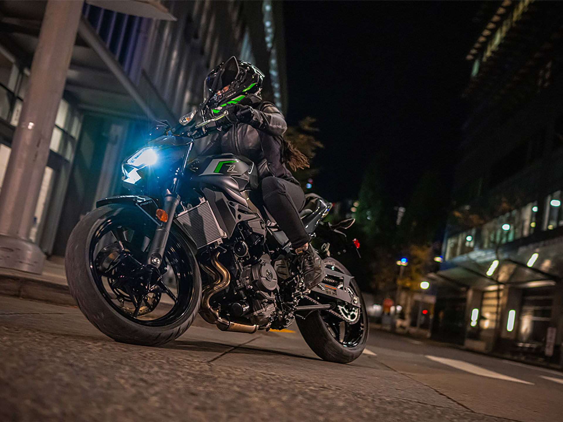 2025 Kawasaki Z500 ABS Metallic Spark Black / Metallic Matte