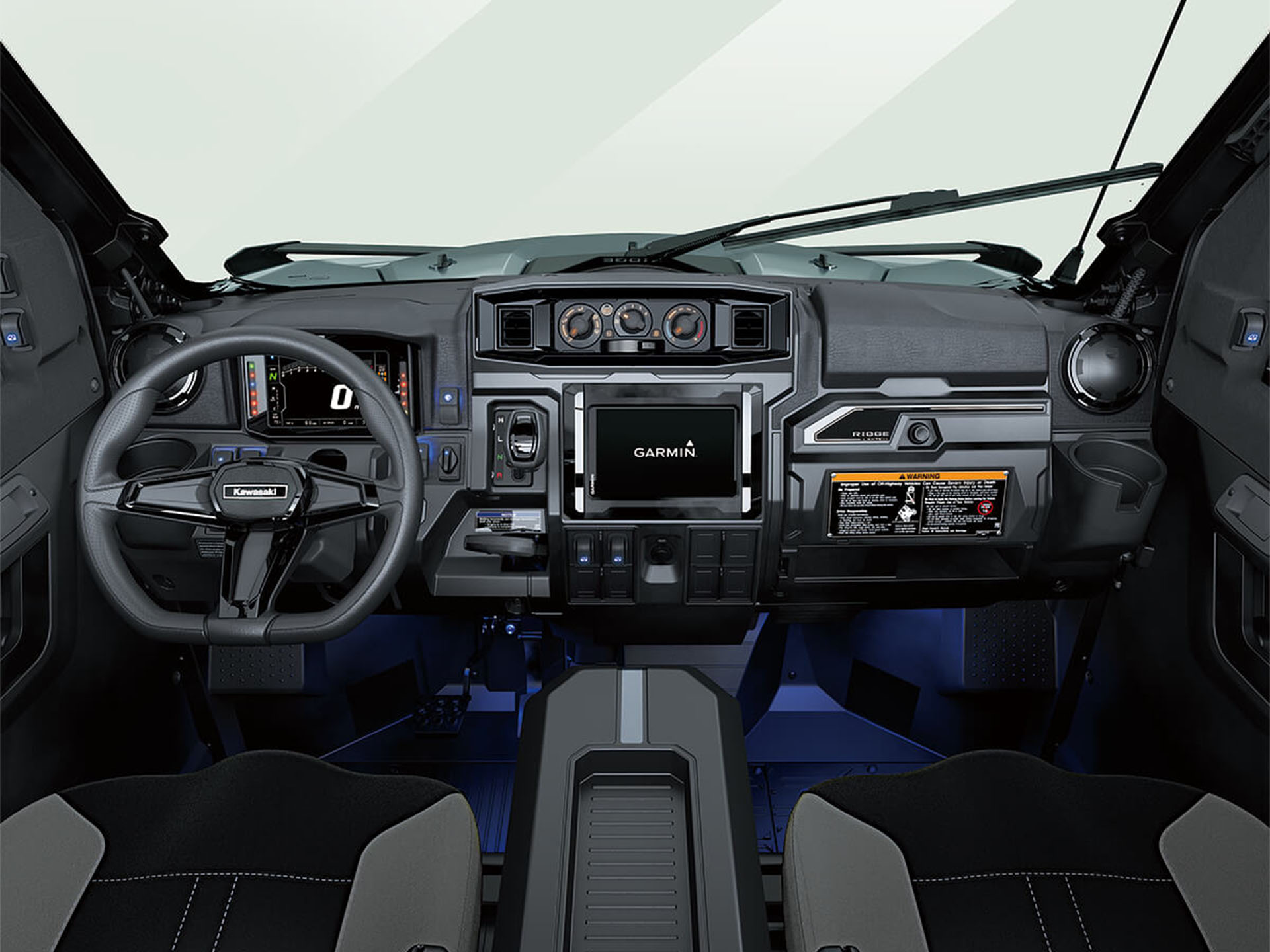 New 2025 Kawasaki RIDGE XR CREW Limited HVAC | Utility