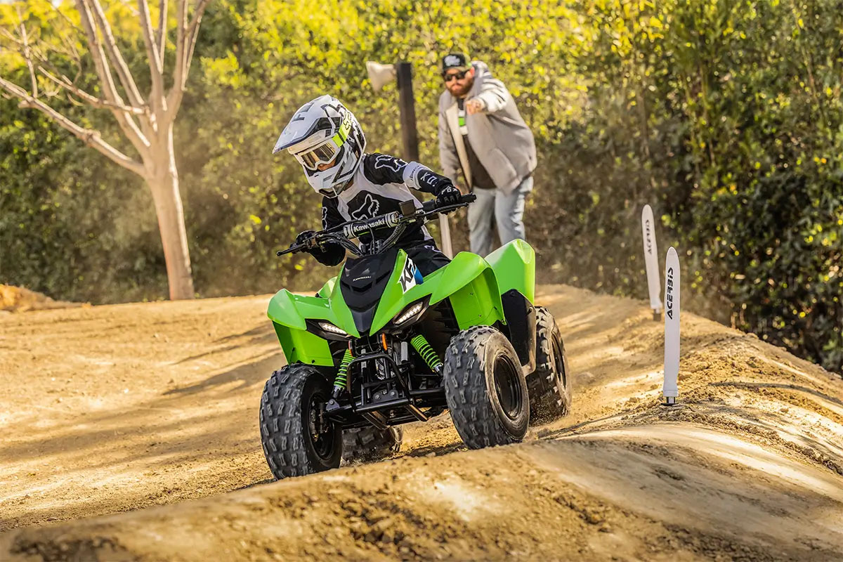 New 2027 Kawasaki KFX®90 | ATVs in Albuquerque NM | WN80196 Lime Green