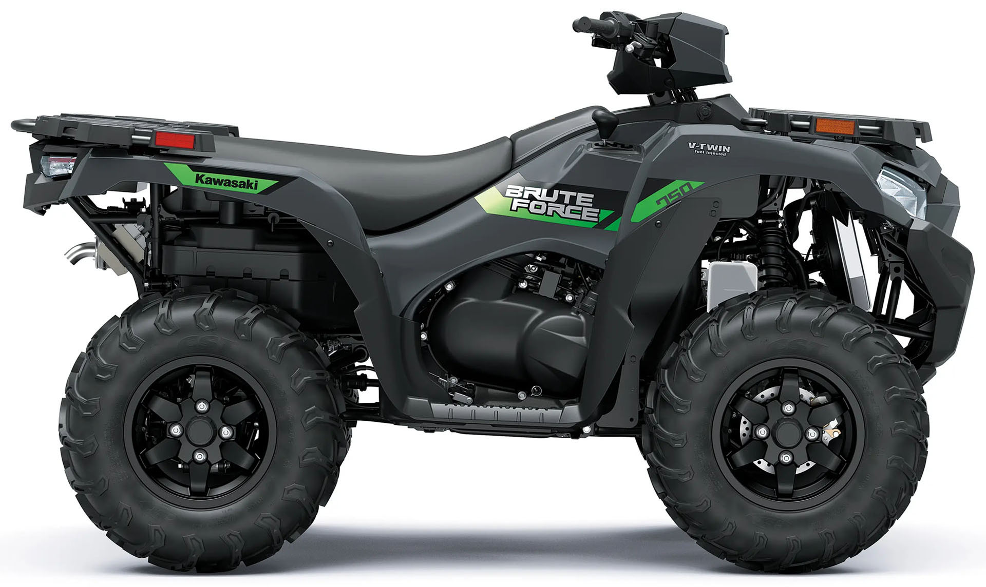 New 2027 Kawasaki Brute Force® 750 EPS Smoky Gray | ATVs in