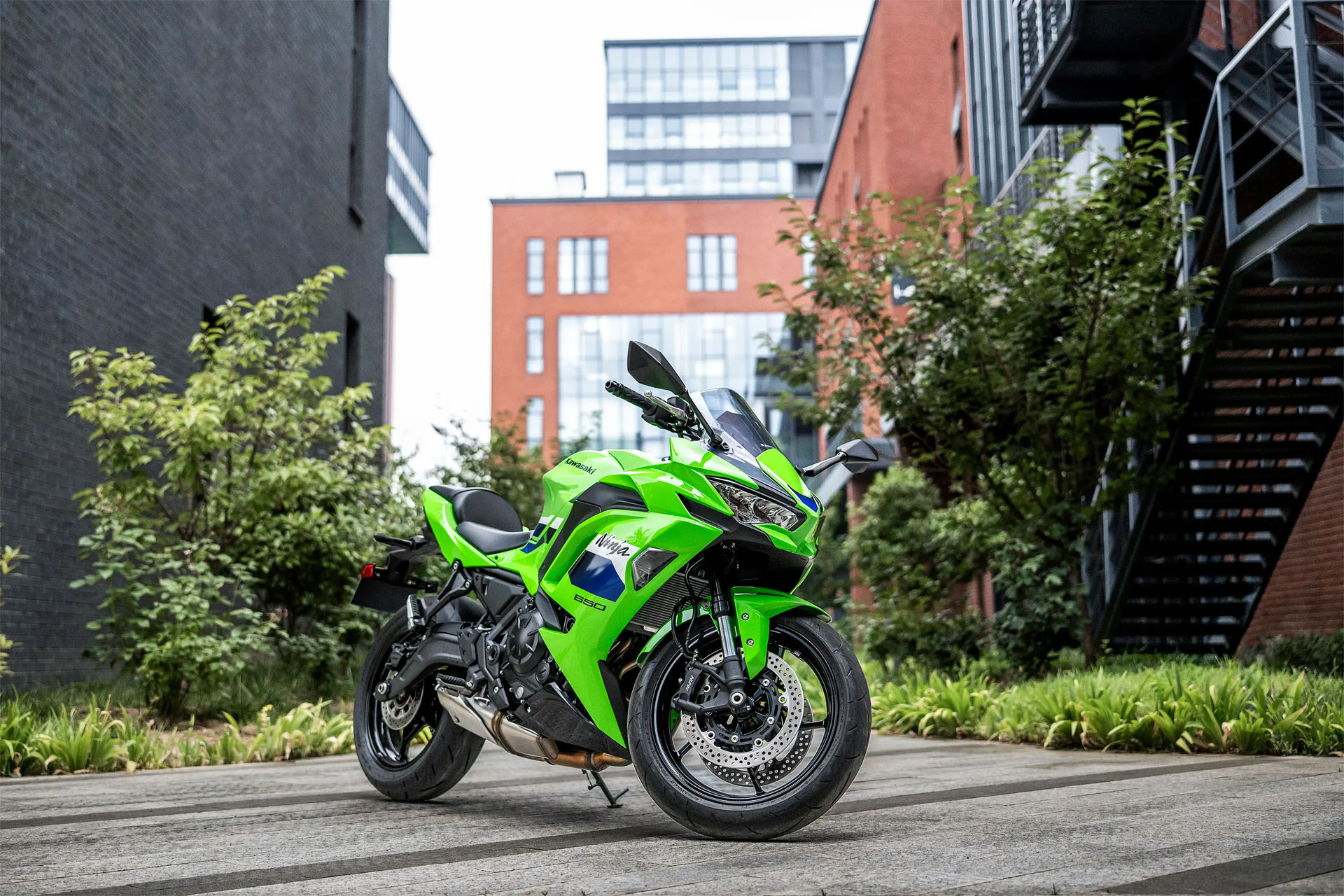 New 2027 Kawasaki NINJA® 650 ABS Metallic Matte Twilight Blue