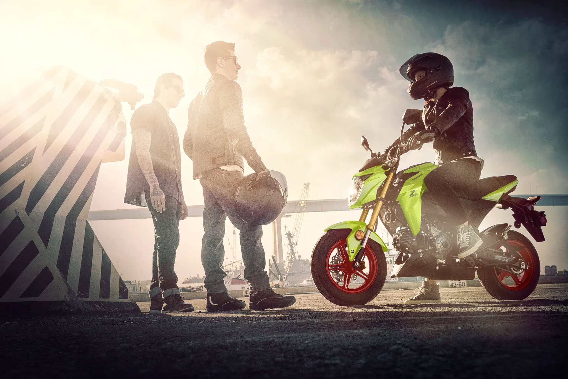 New 2027 Kawasaki Z125 PRO Candy Plasma Blue | Motorcycles in