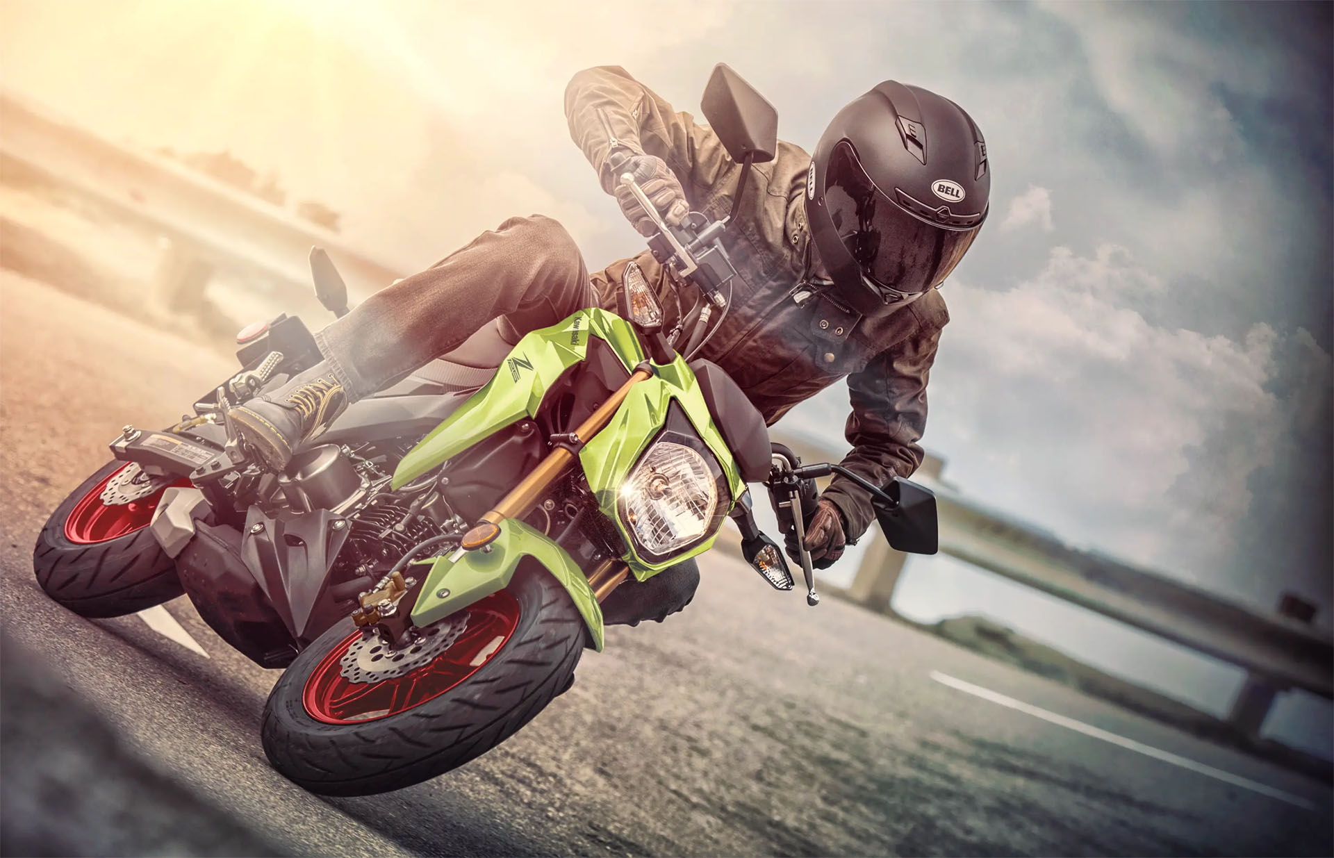 New 2027 Kawasaki Z125 PRO Candy Plasma Blue | Motorcycles in