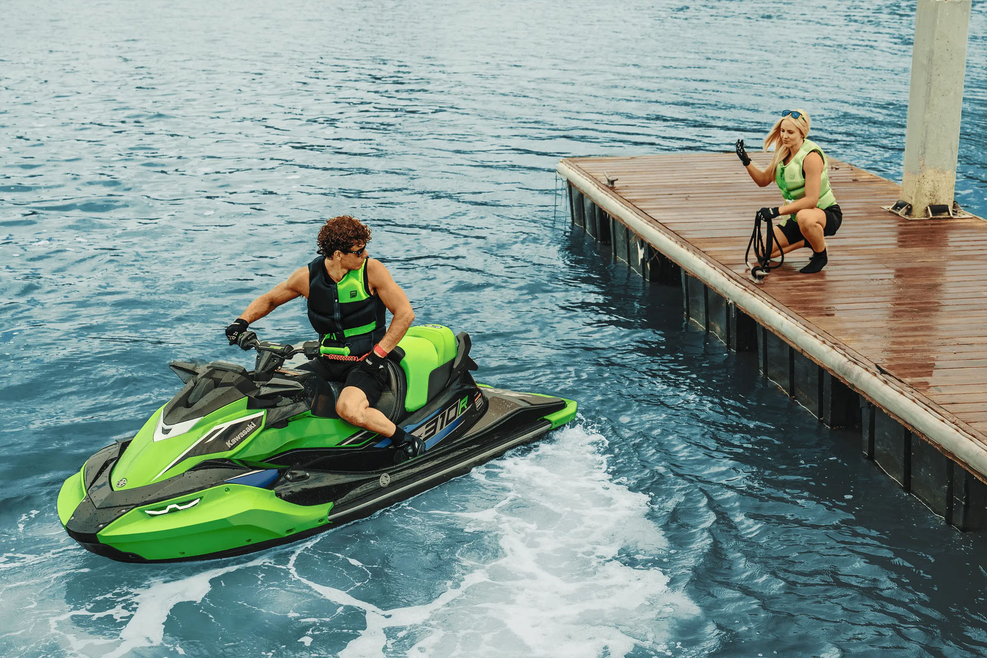 New 2027 Kawasaki JET SKI® STX® 310R Lime Green / Ebony