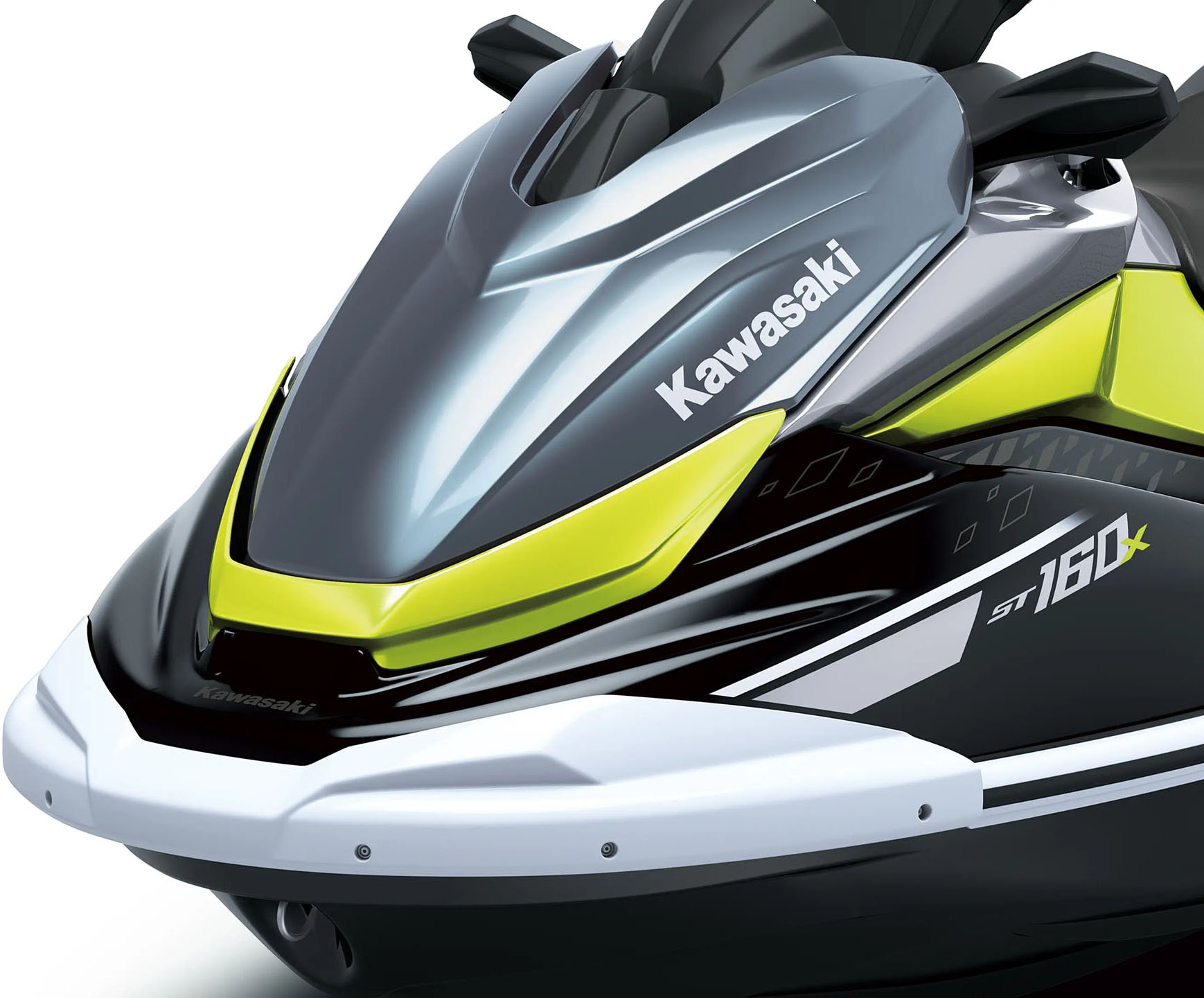 New 2027 Kawasaki JET SKI® ST® 160X Metallic Bluish Gray / Pearl