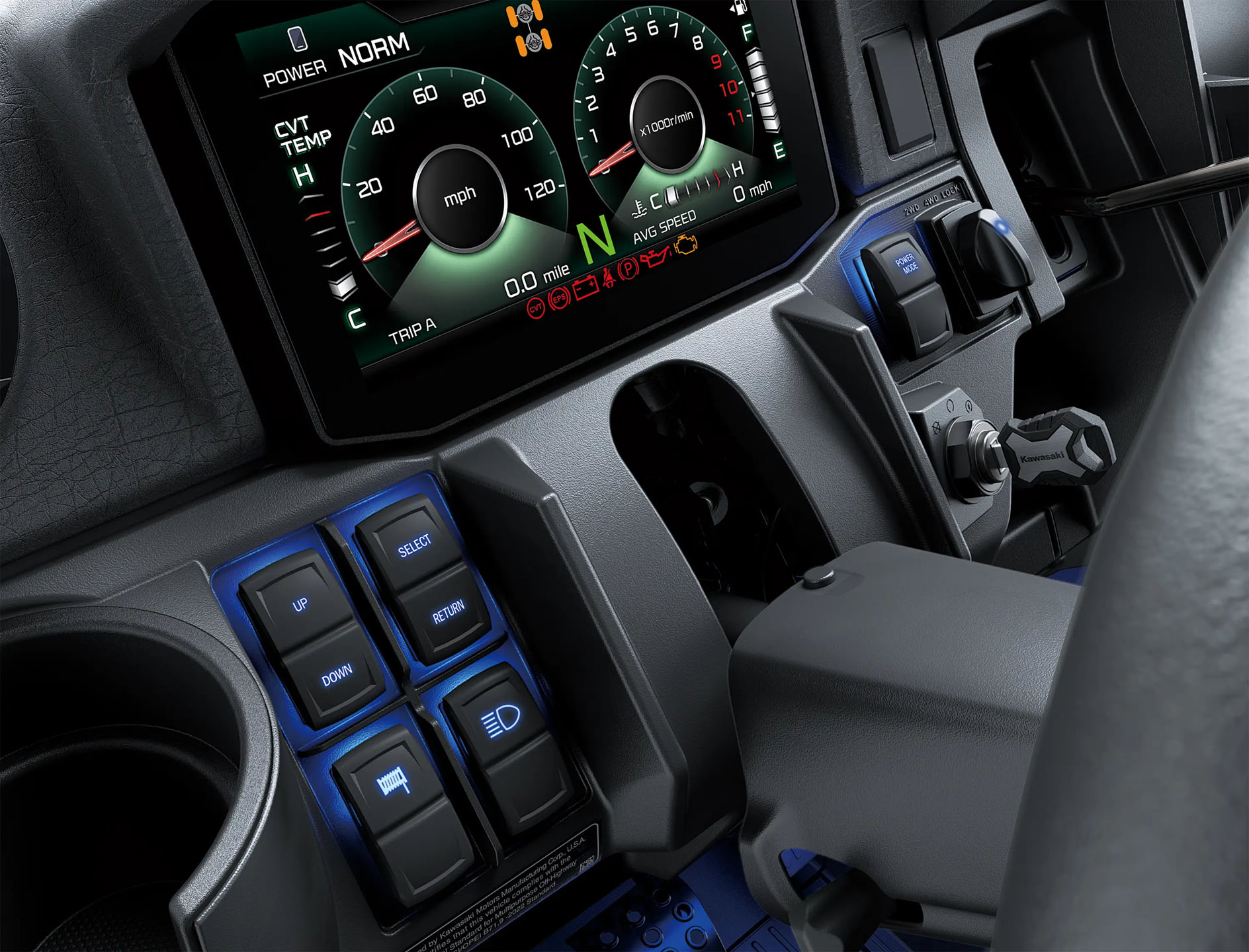 2027 Kawasaki RIDGE® CREW HVAC 5