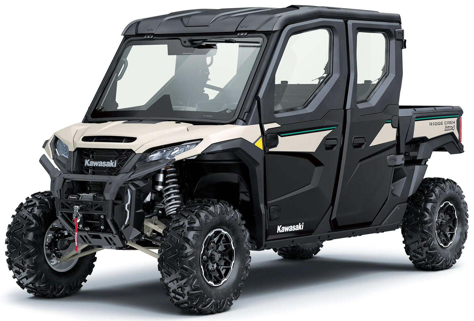 New 2027 Kawasaki RIDGE® CREW HVAC Metallic Matte Whitish Beige