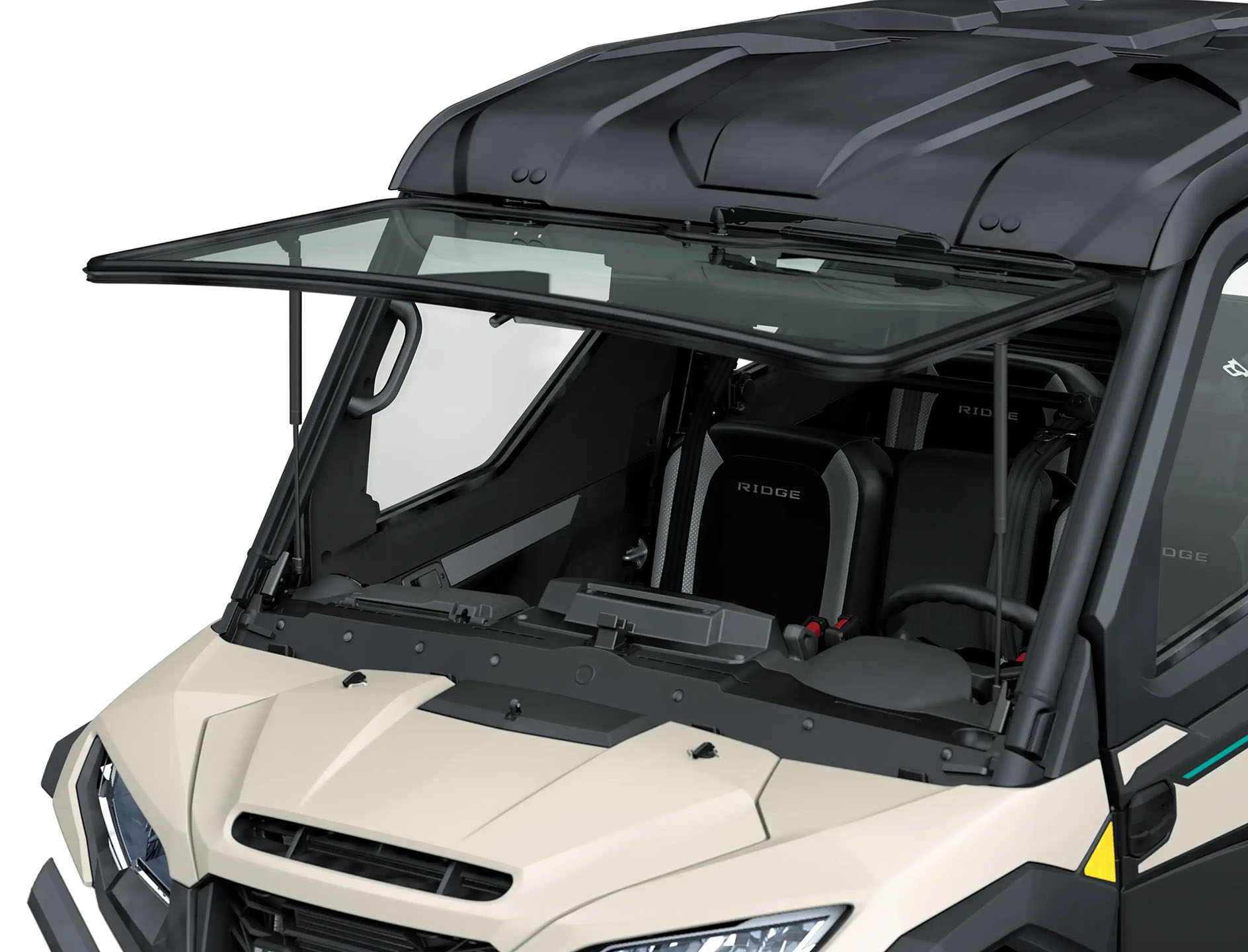 New 2027 Kawasaki RIDGE® CREW HVAC Metallic Matte Whitish Beige
