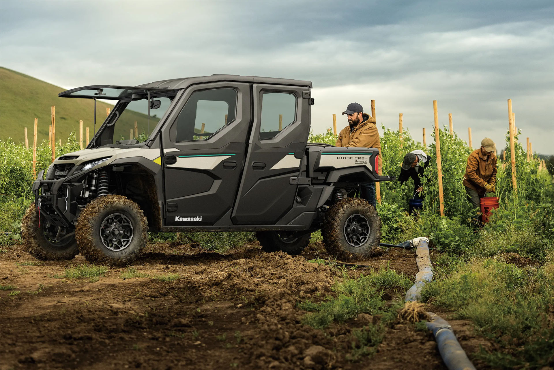 New 2027 Kawasaki RIDGE® CREW HVAC Utility Vehicles in Kirksville