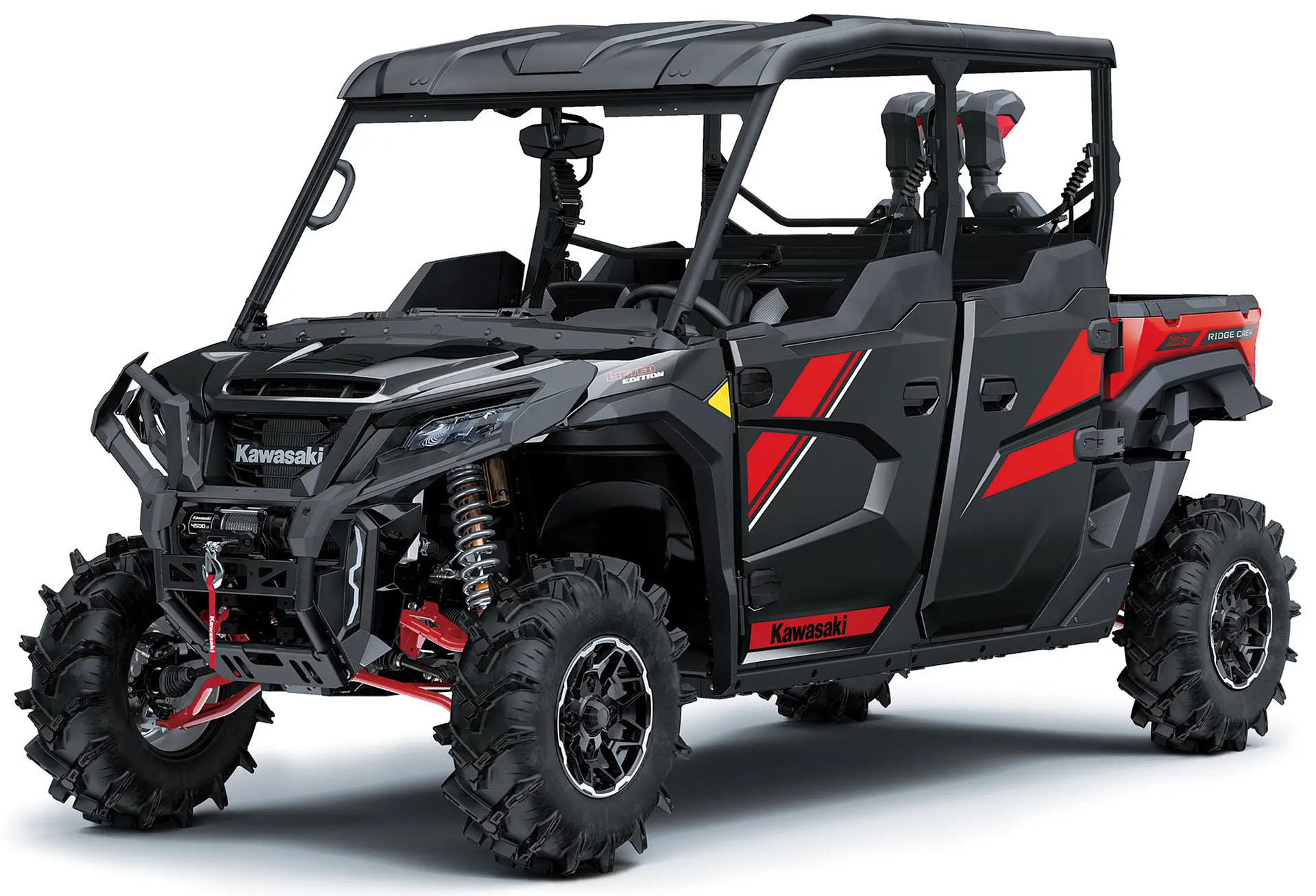 New 2027 Kawasaki RIDGE® CREW Lifted Edition Sunbeam Red / Super
