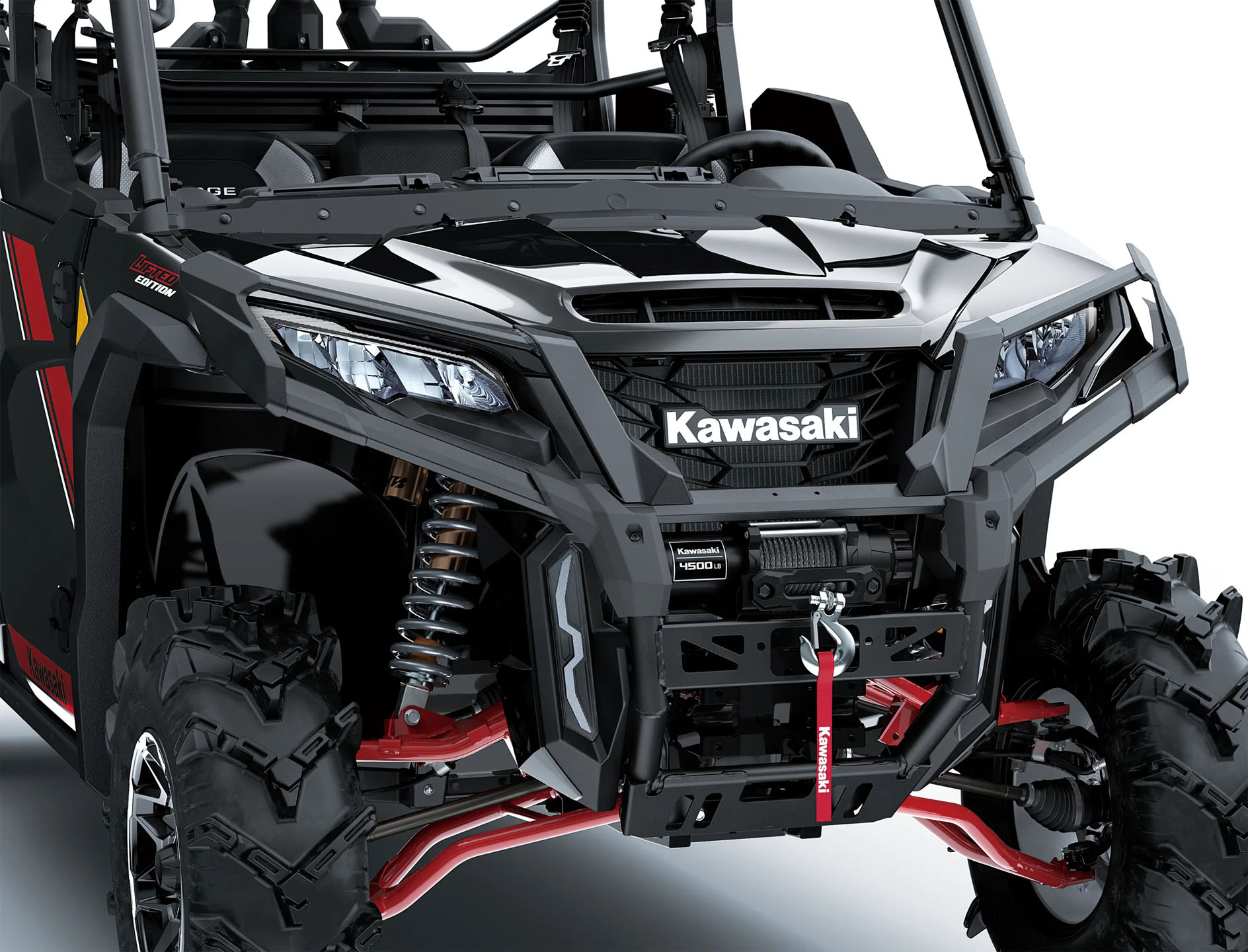 New 2027 Kawasaki RIDGE® CREW Lifted Edition Sunbeam Red / Super
