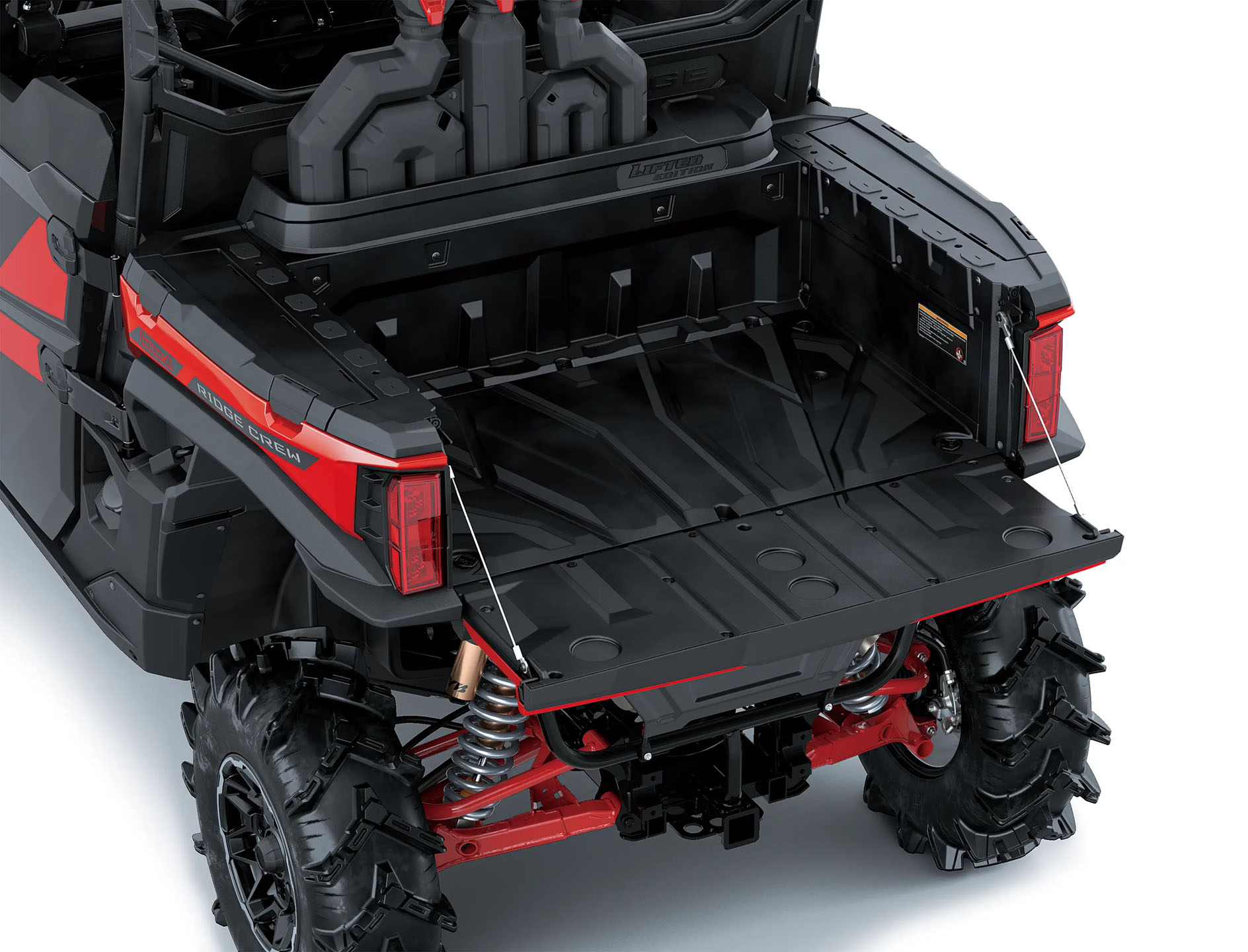 New 2027 Kawasaki RIDGE® CREW Lifted Edition Sunbeam Red / Super