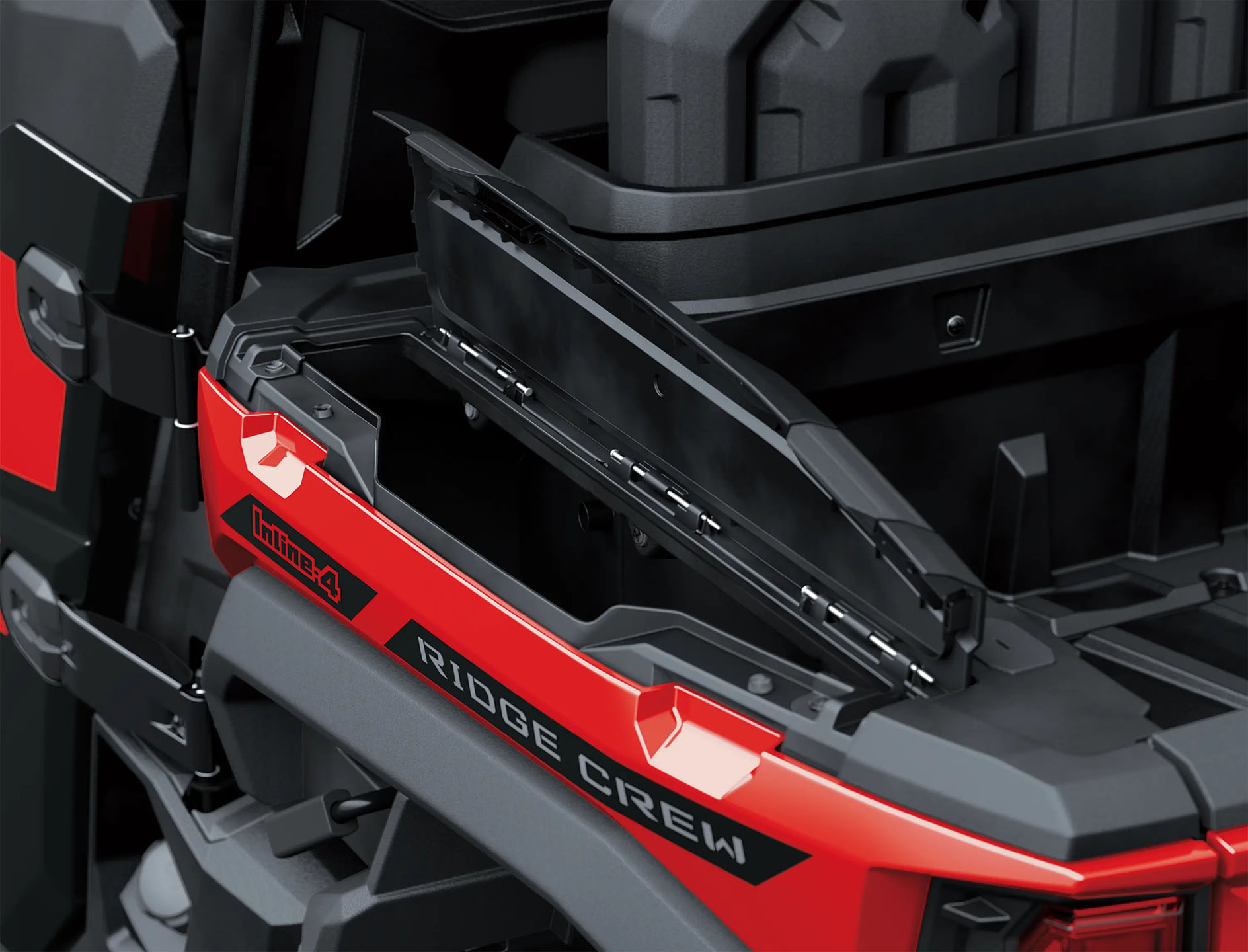 New 2027 Kawasaki RIDGE® CREW Lifted Edition Sunbeam Red / Super