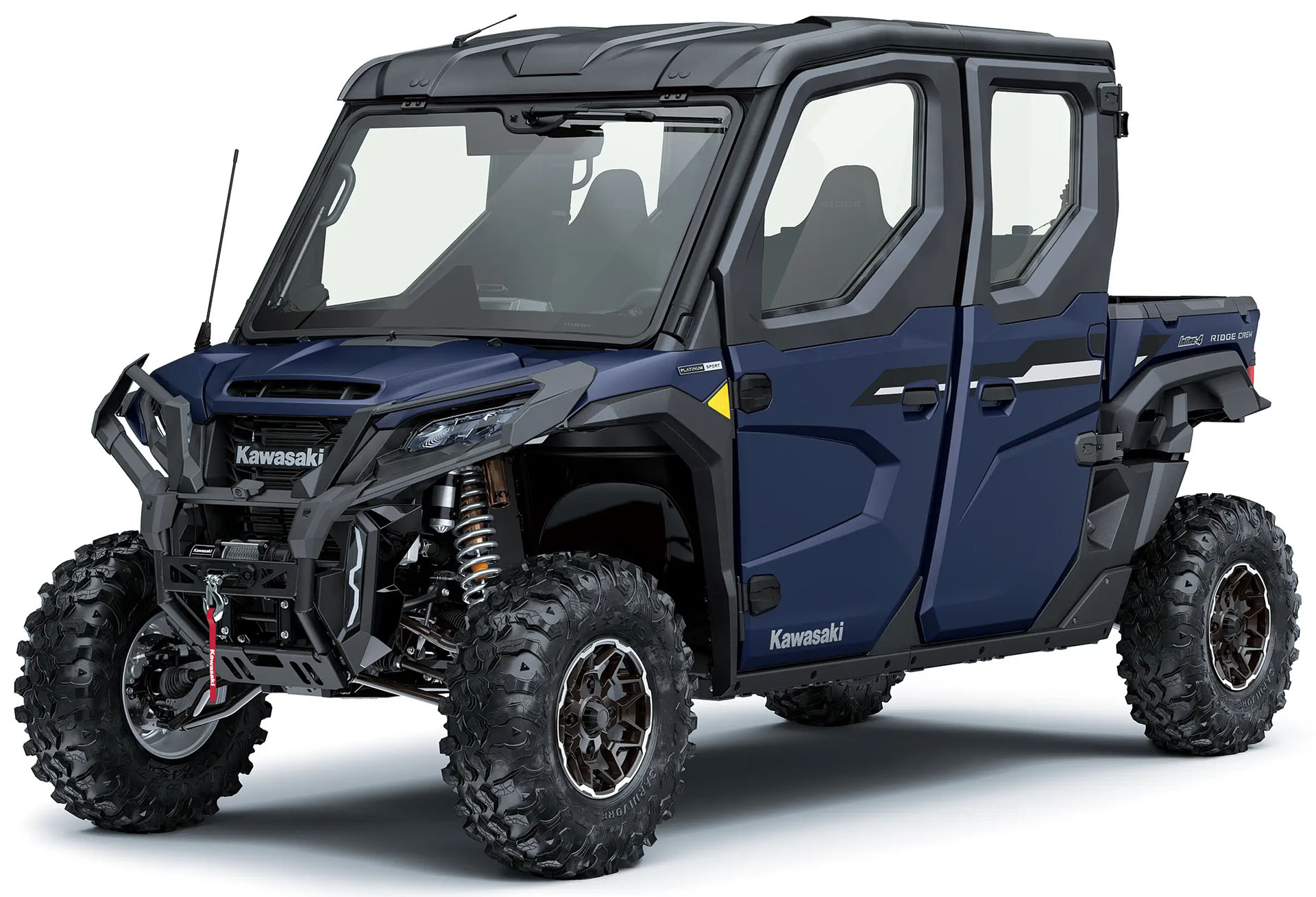New 2027 Kawasaki RIDGE® CREW Platinum Sport HVAC Metallic Matte