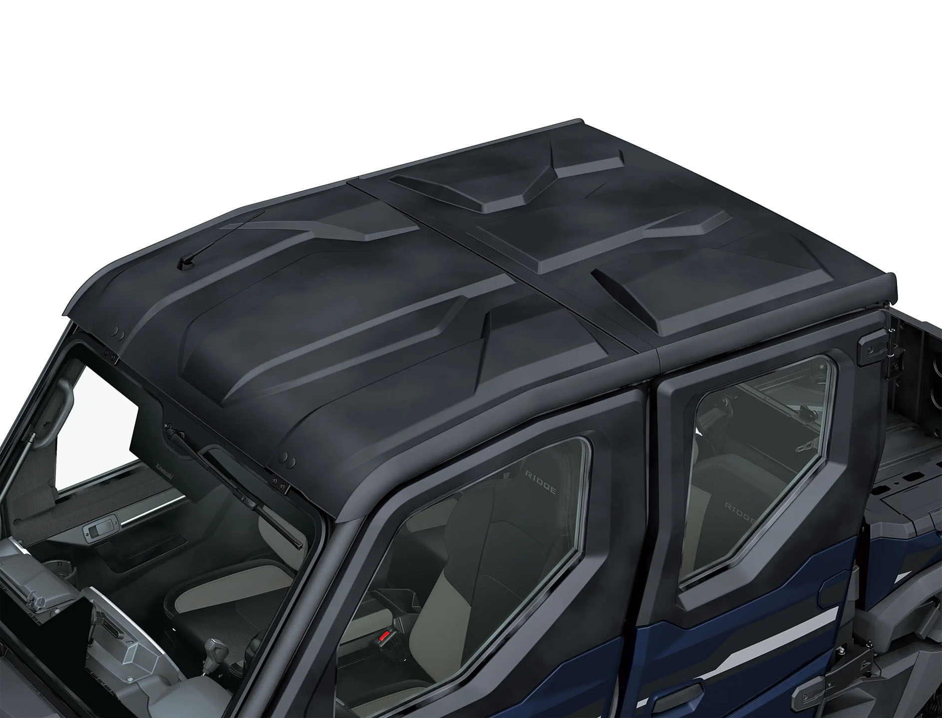 New 2027 Kawasaki RIDGE® CREW Platinum Sport HVAC Metallic Matte