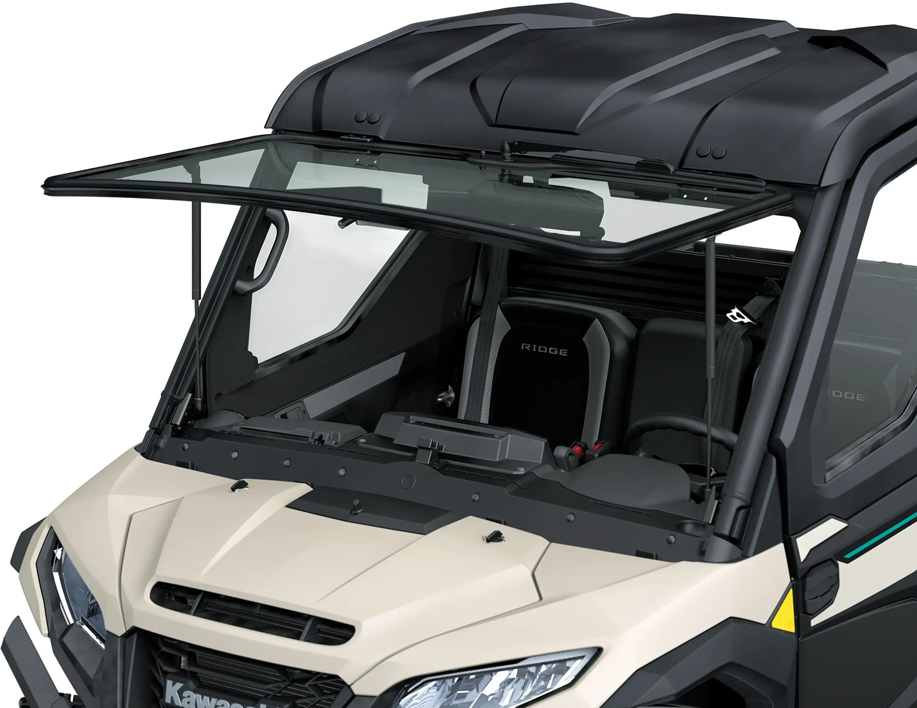 ライスシャワー New 2027 Kawasaki RIDGE® HVAC Metallic Matte Whitish Beige / Flat