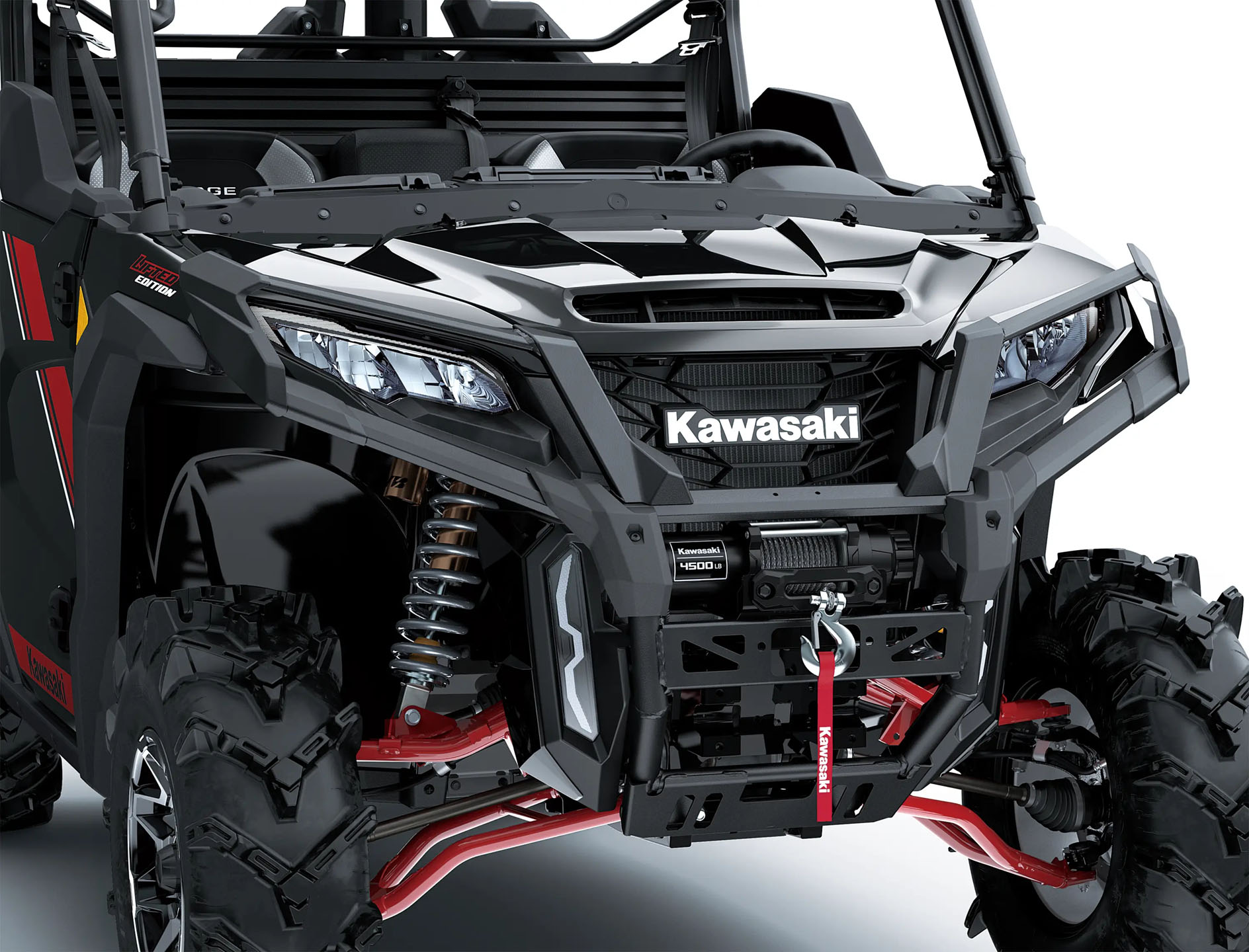 New 2027 Kawasaki RIDGE® Lifted Edition Sunbeam Red / Super Black