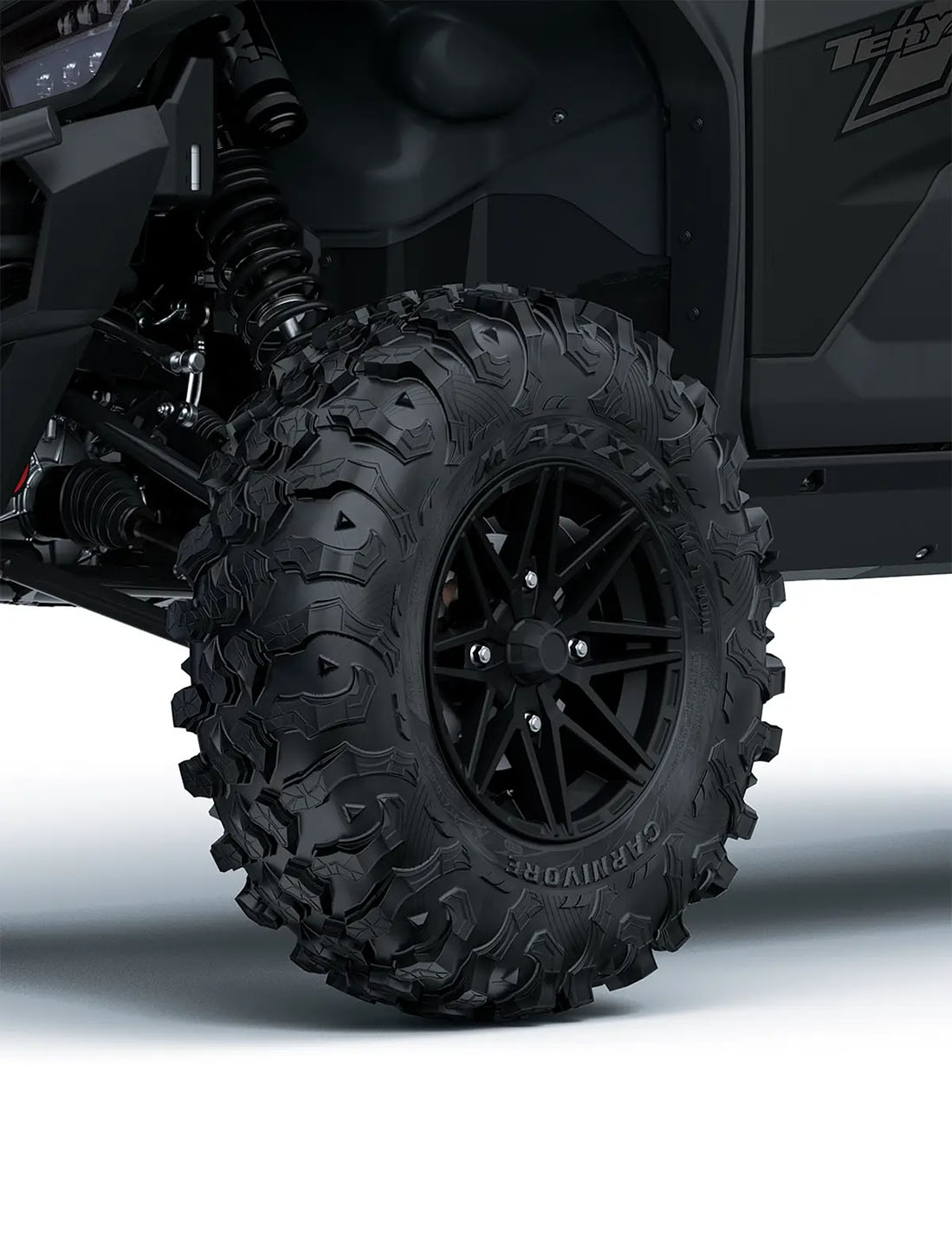 2027 Kawasaki TERYX® KRX4™ 1000 Blackout Edition Flat Ebony