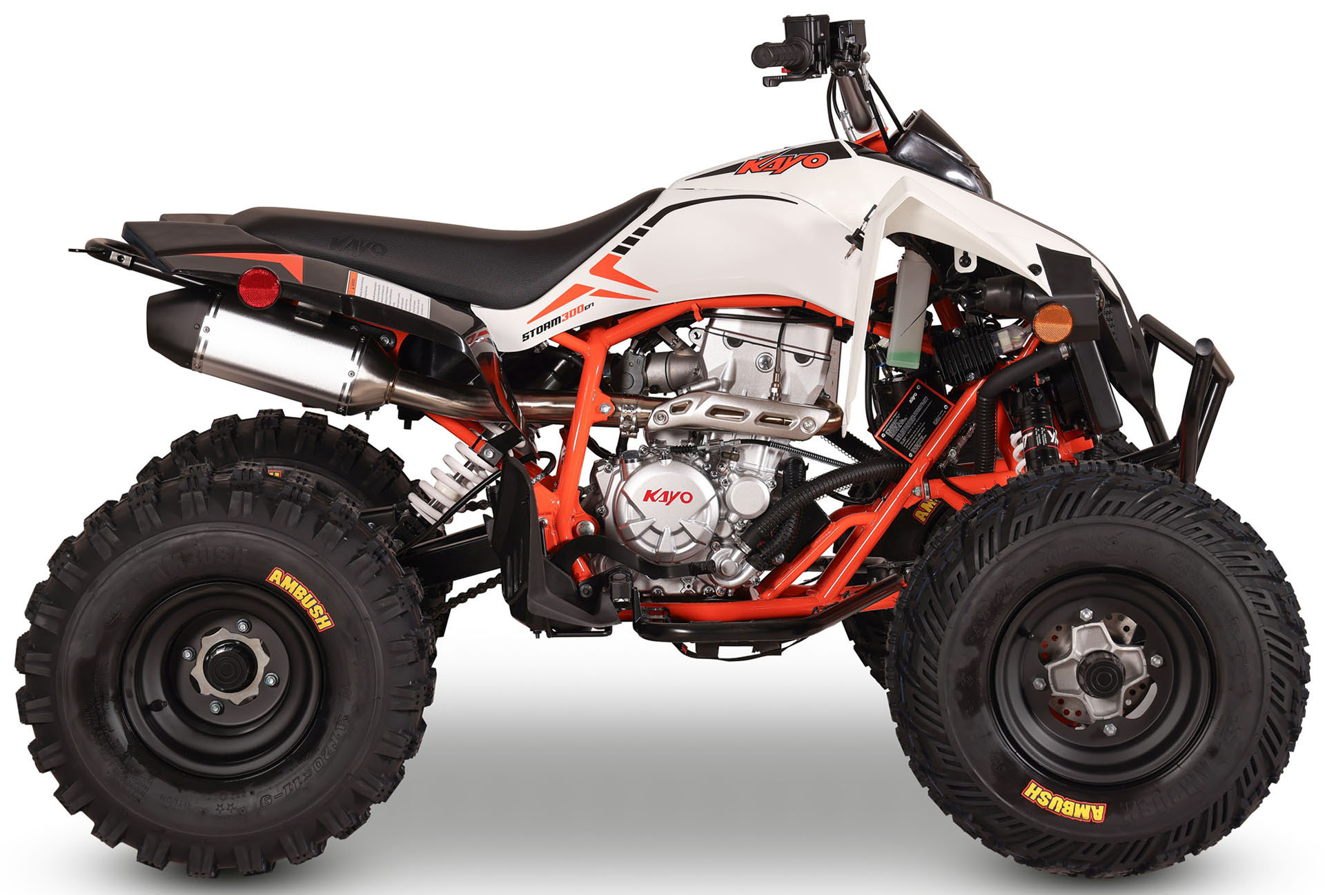 KAYOU＋AIMVISION 0.5  White 箱あり 2027 Kayo Storm 300 EFI, Warren OH | New ATVs for Sale: Specs