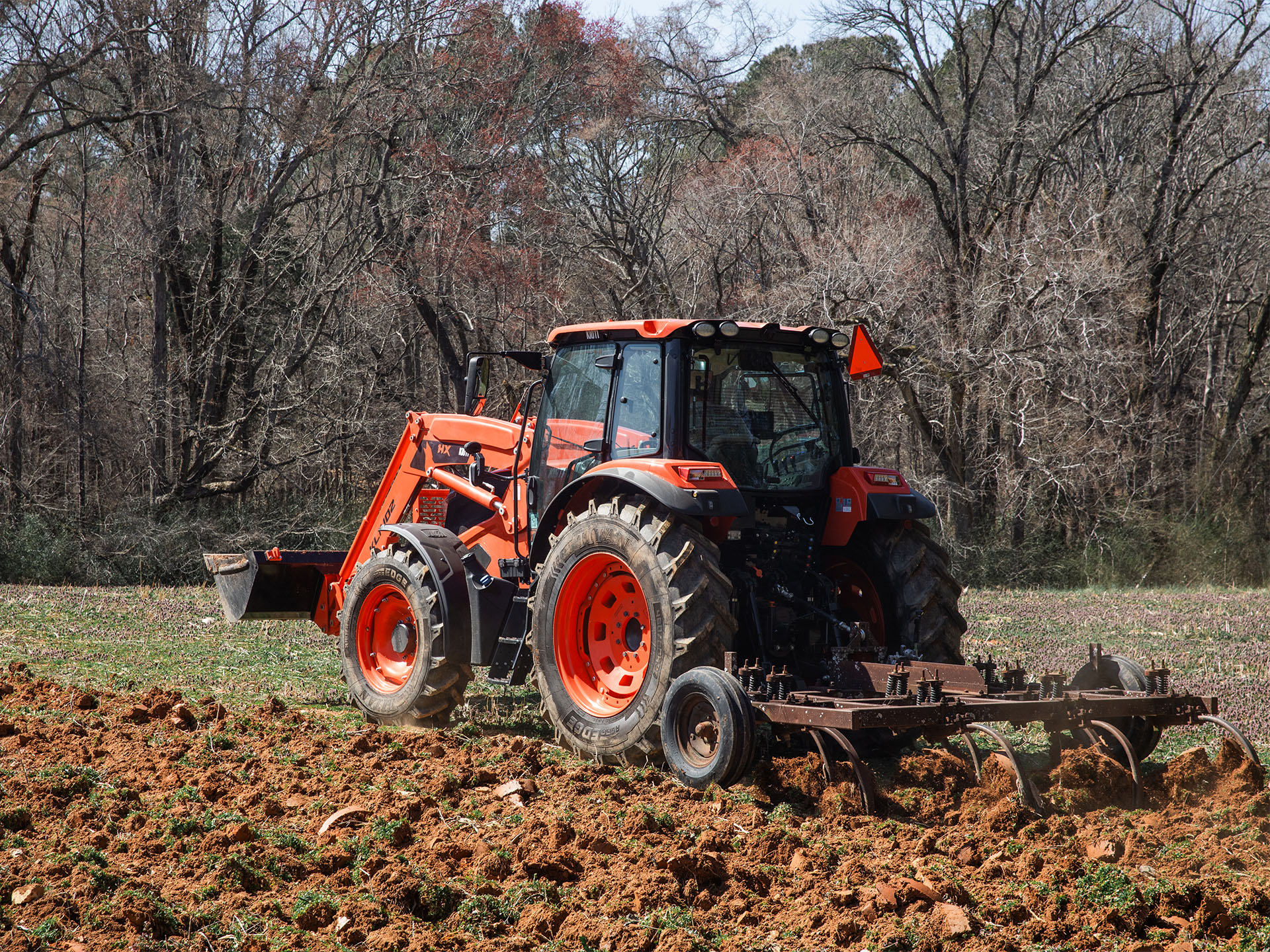 New 2025 KIOTI HX1302 Cab | Tractors in Cherry Creek NY | Orange