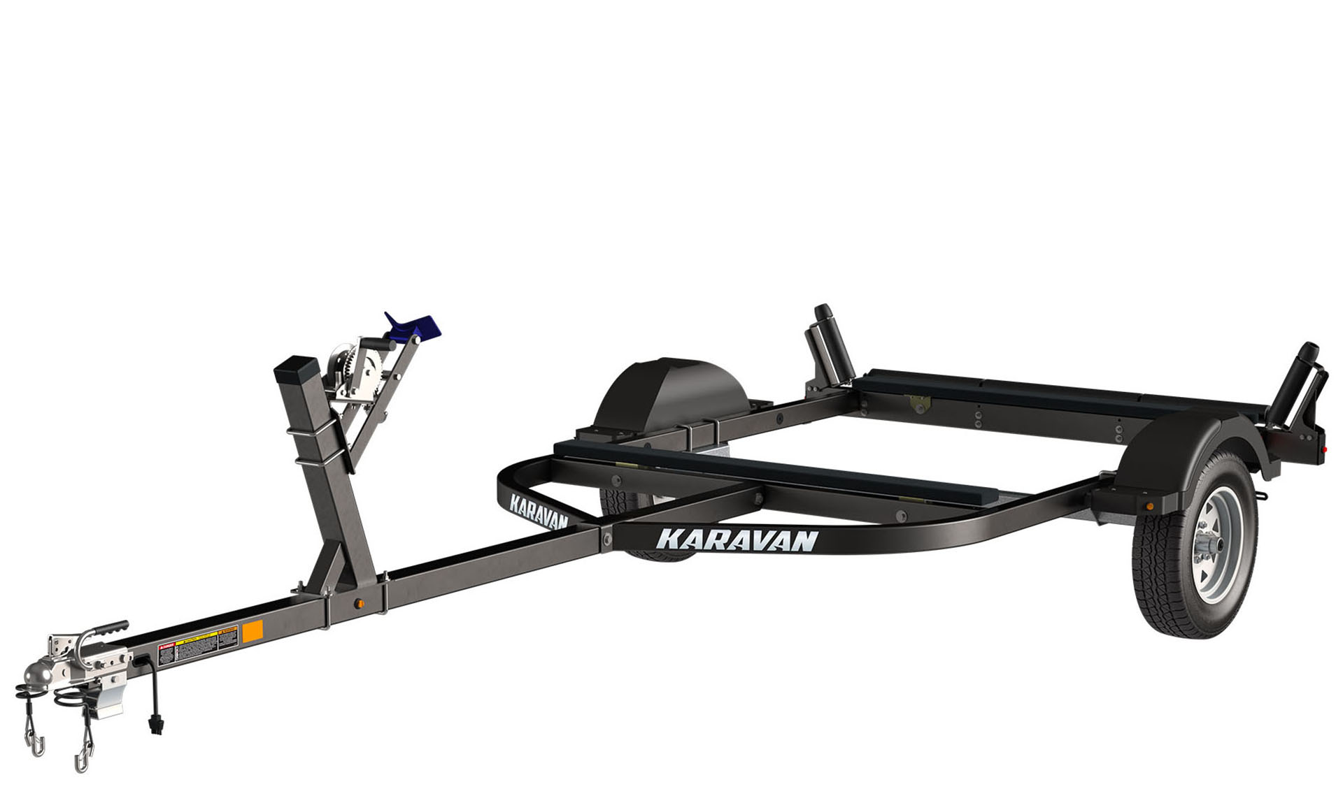 2026 Karavan Trailers Single Axle Drift Boat Trailers Black Powder ...