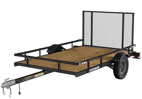 8 Row Shell Trailer 2026 Karavan Trailers Steel Utility Trailers 8 ft. with Slide Rail ...