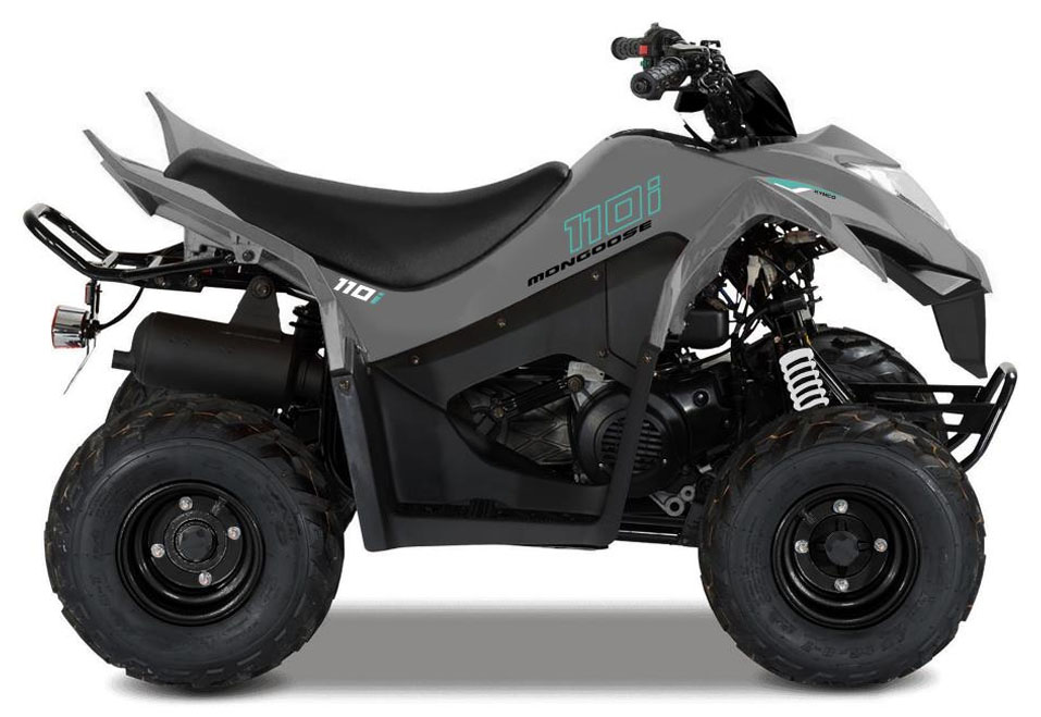 New 2026 Kymco Mongoose 110i Battle Gray ATVs For Sale in Tarentum